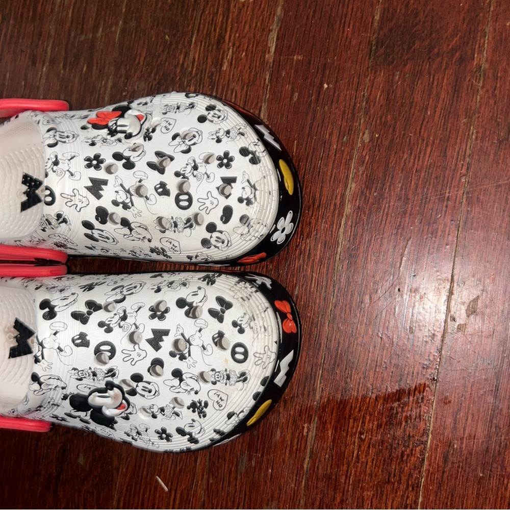 Mickey Mouse Patterned Croc Clogs